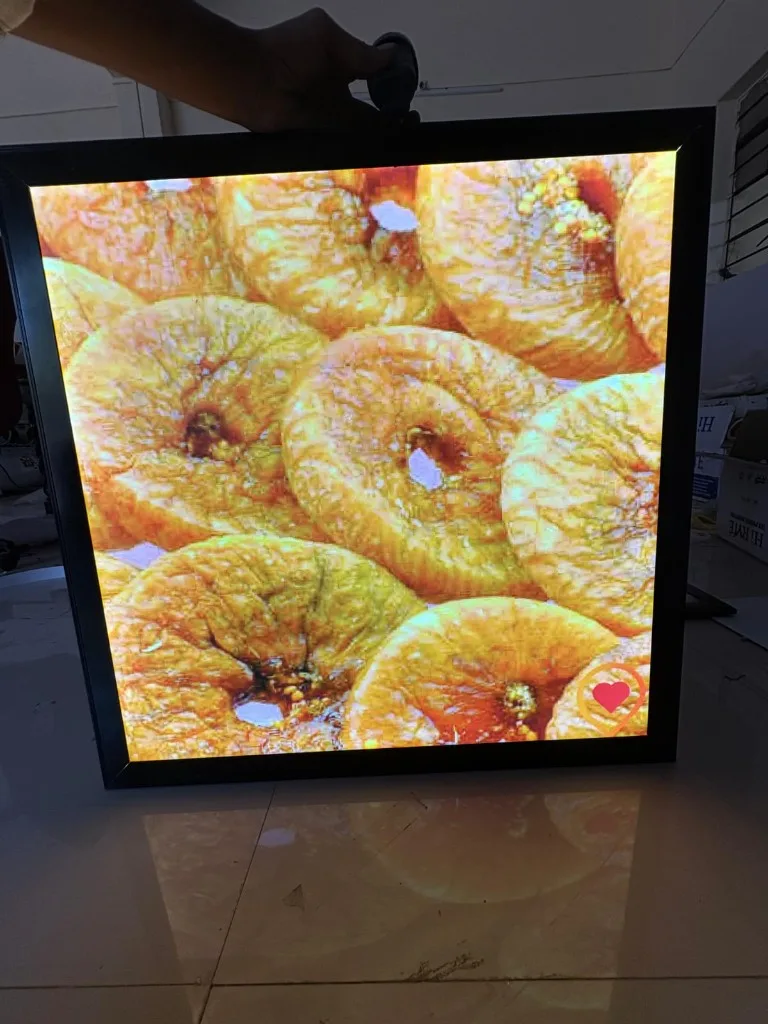 Figs Product Display, Clip-On LED Frames installed for a food & beverage client in Pune