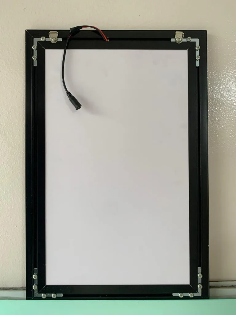 Clip-On Installation 4, Clip-On LED Frames installed for a food & beverage client in Pune