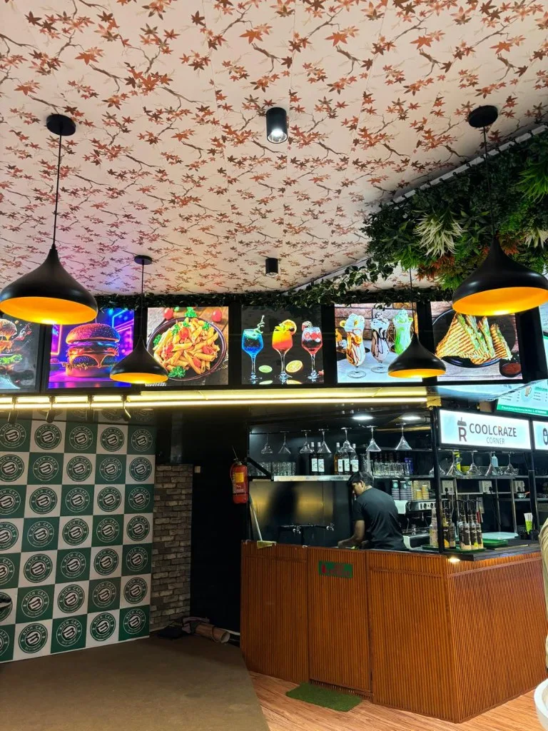 Interior Ambient Signage, Clip-On LED Frames installed for a retail client in Pune