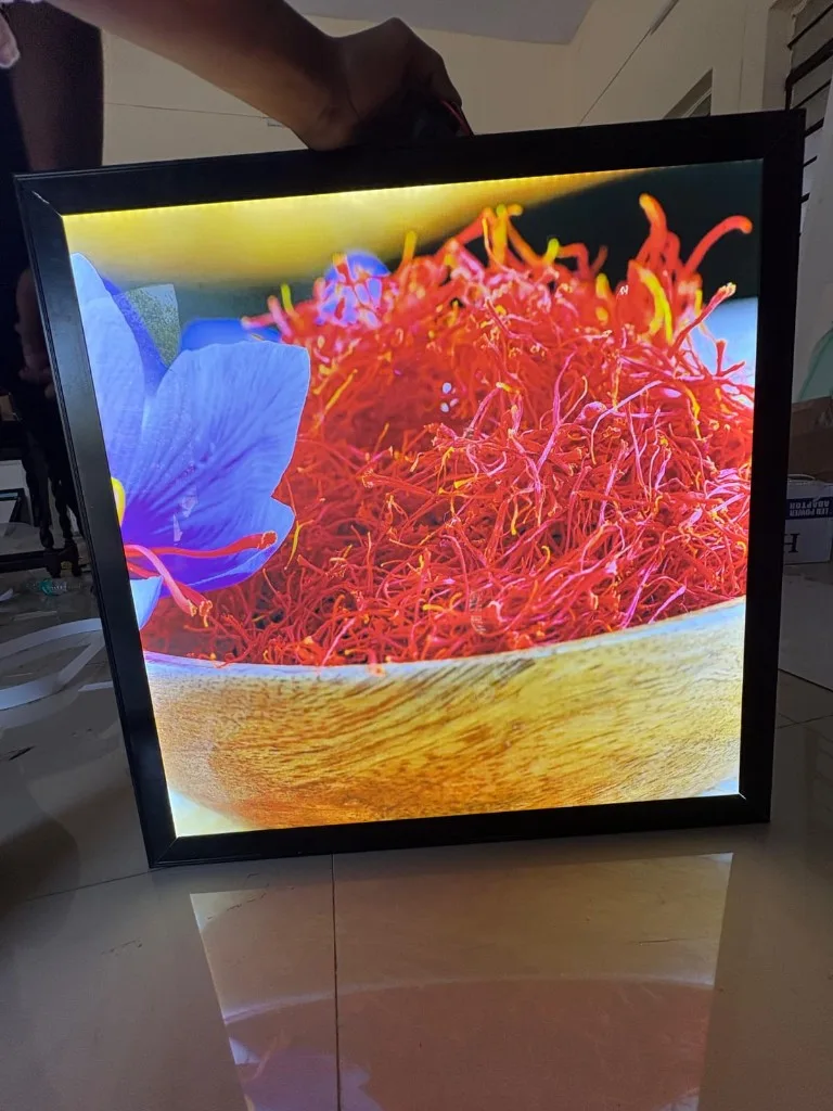 Technical Setup Display 4, Clip-On LED Frames installed for a showrooms client in Pune