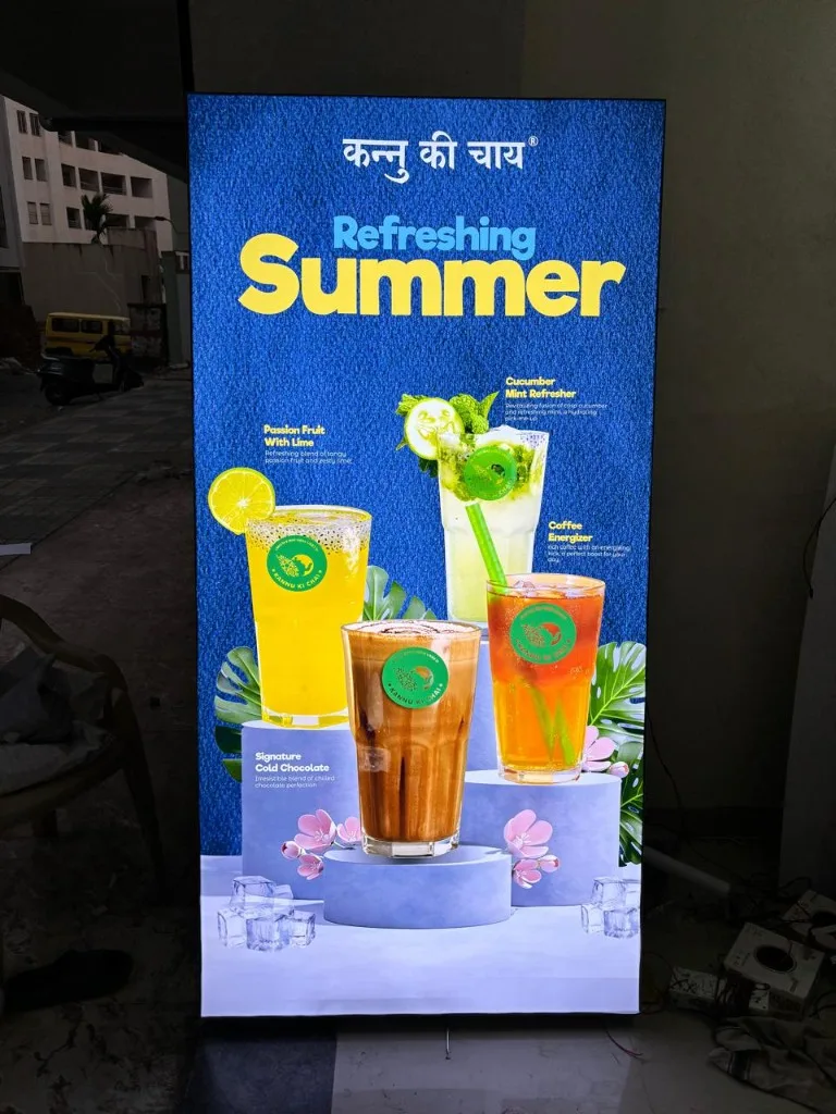 Godrej Properties – Nature, Fabric Light Boxes installed for a real estate client in Pune