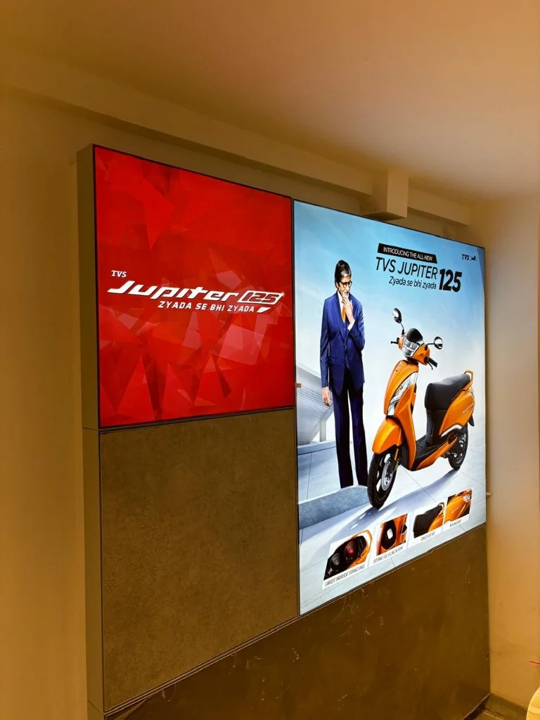 New Fabric Installation 3, Fabric Light Boxes installed for a corporate client in Pune
