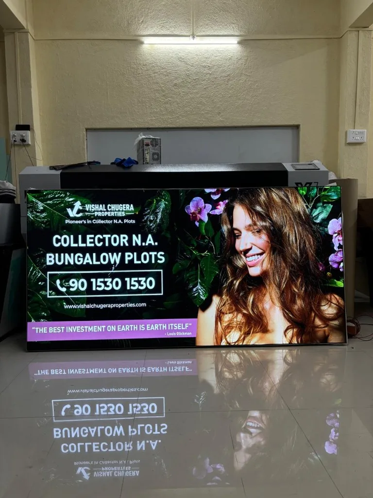 New Fabric Installation 5, Fabric Light Boxes installed for a food & beverage client in Pune