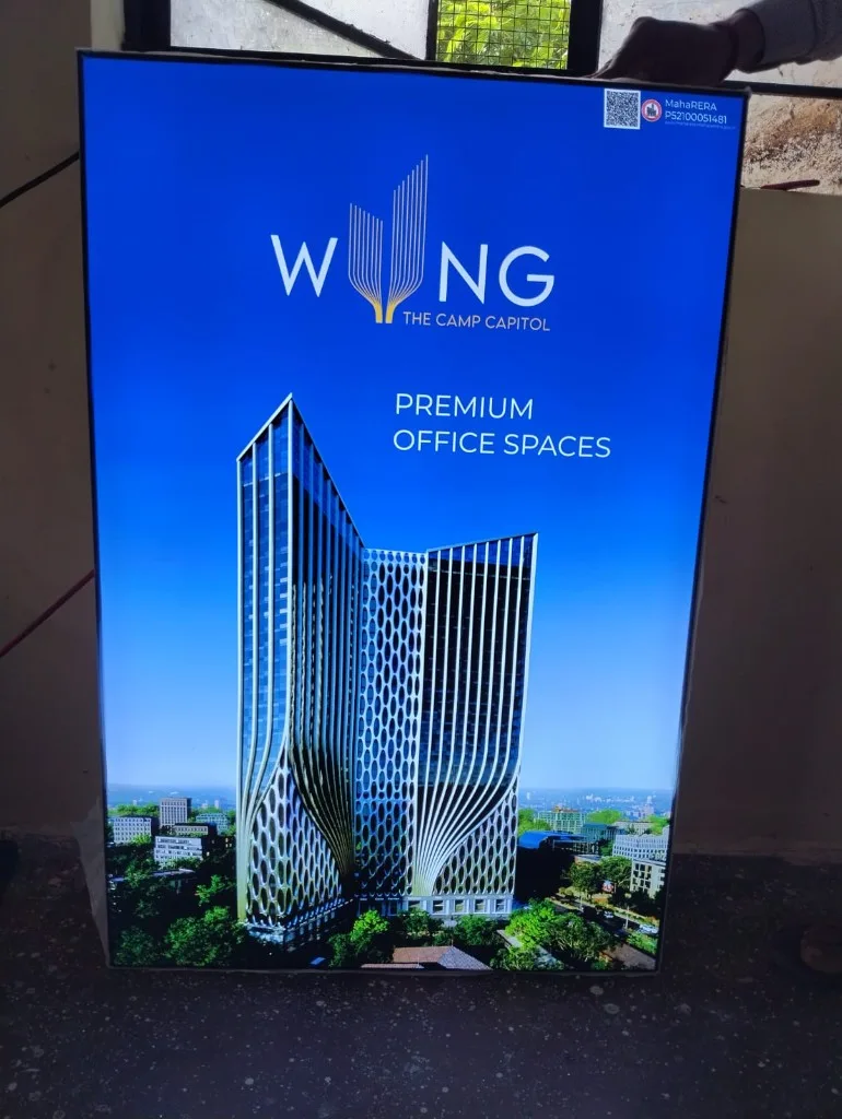 Samsung Galaxy A17 Display, Fabric Light Boxes installed for a tech client in Pune