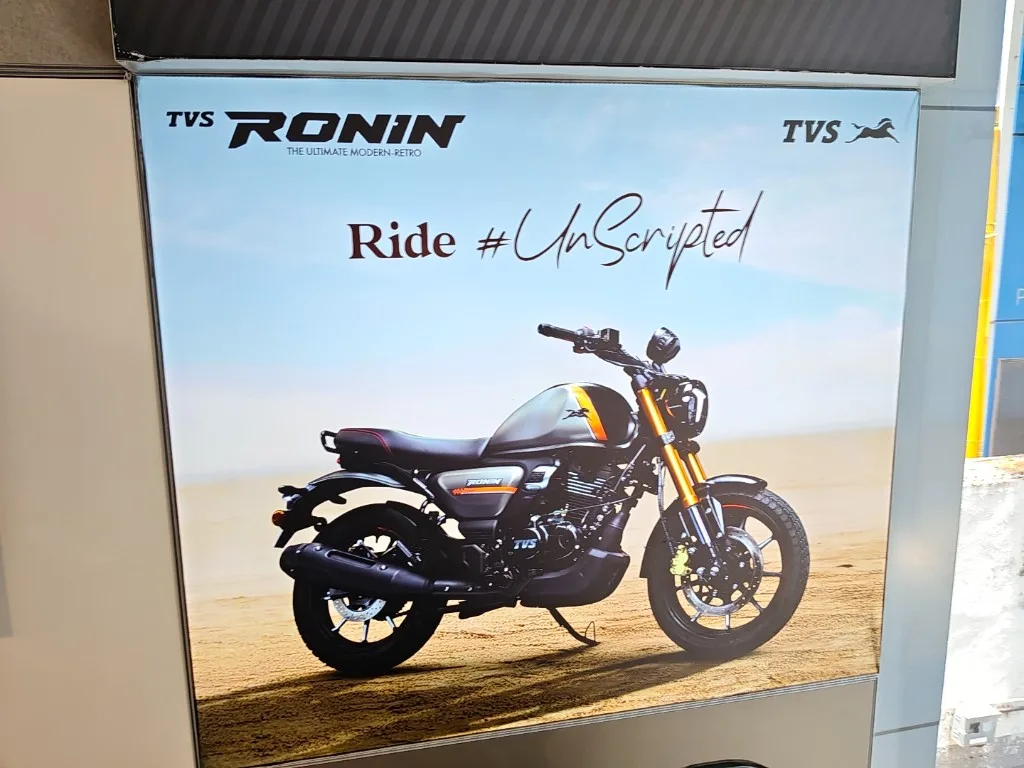 TVS Ronin Brand Wall, Fabric Light Boxes installed for a automotive client in Pune