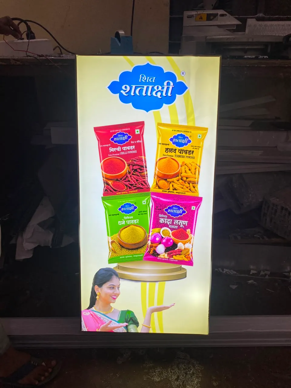 Shatakshi Product Standee, Standees installed for a food & beverage client in Pune