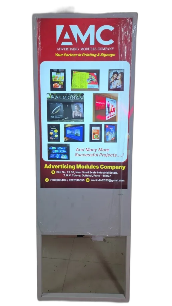 Standees manufactured by Advertising Modules Company, Pune